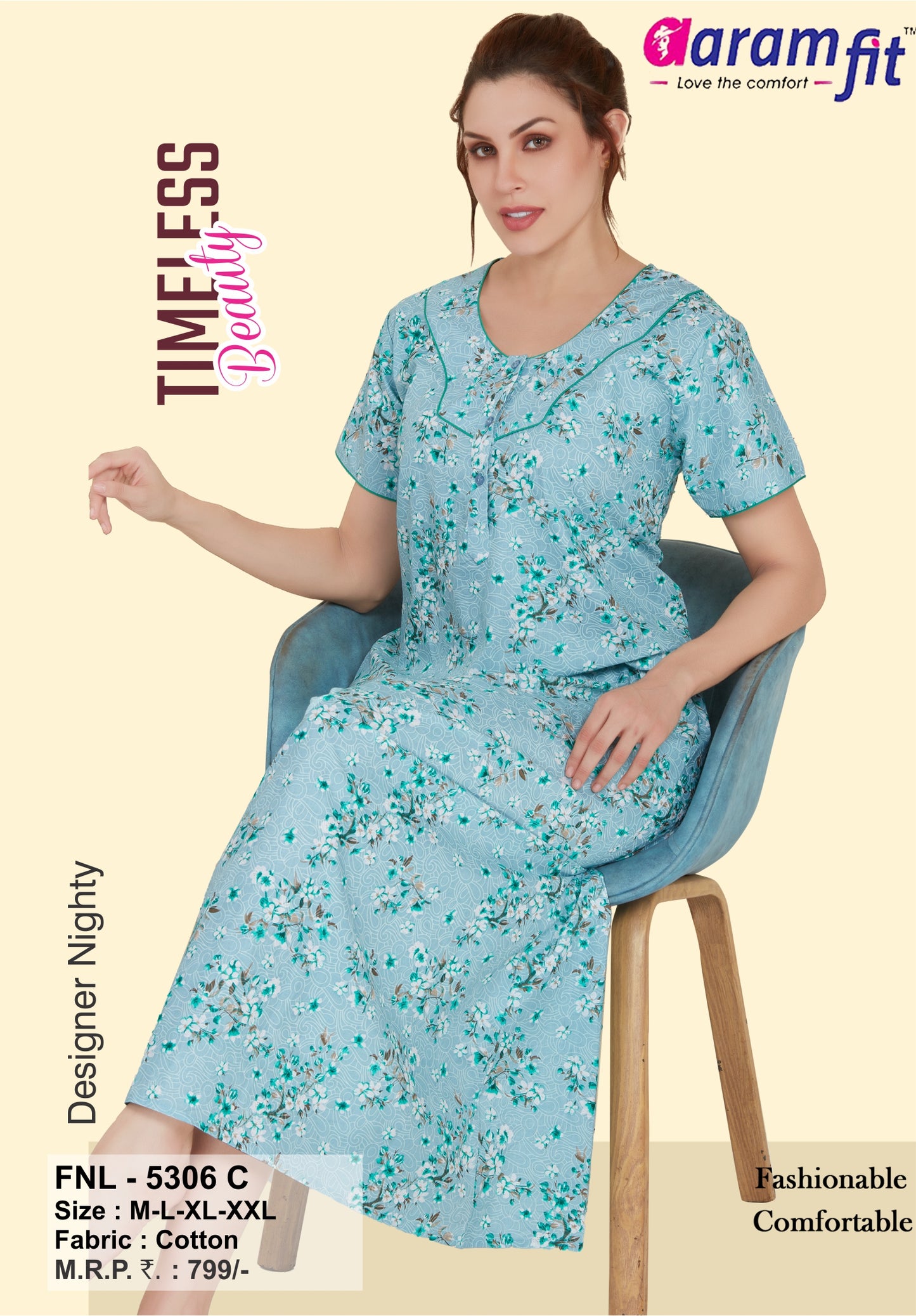 AARAMFIT DESIGNER NIGHTY FNL-5306