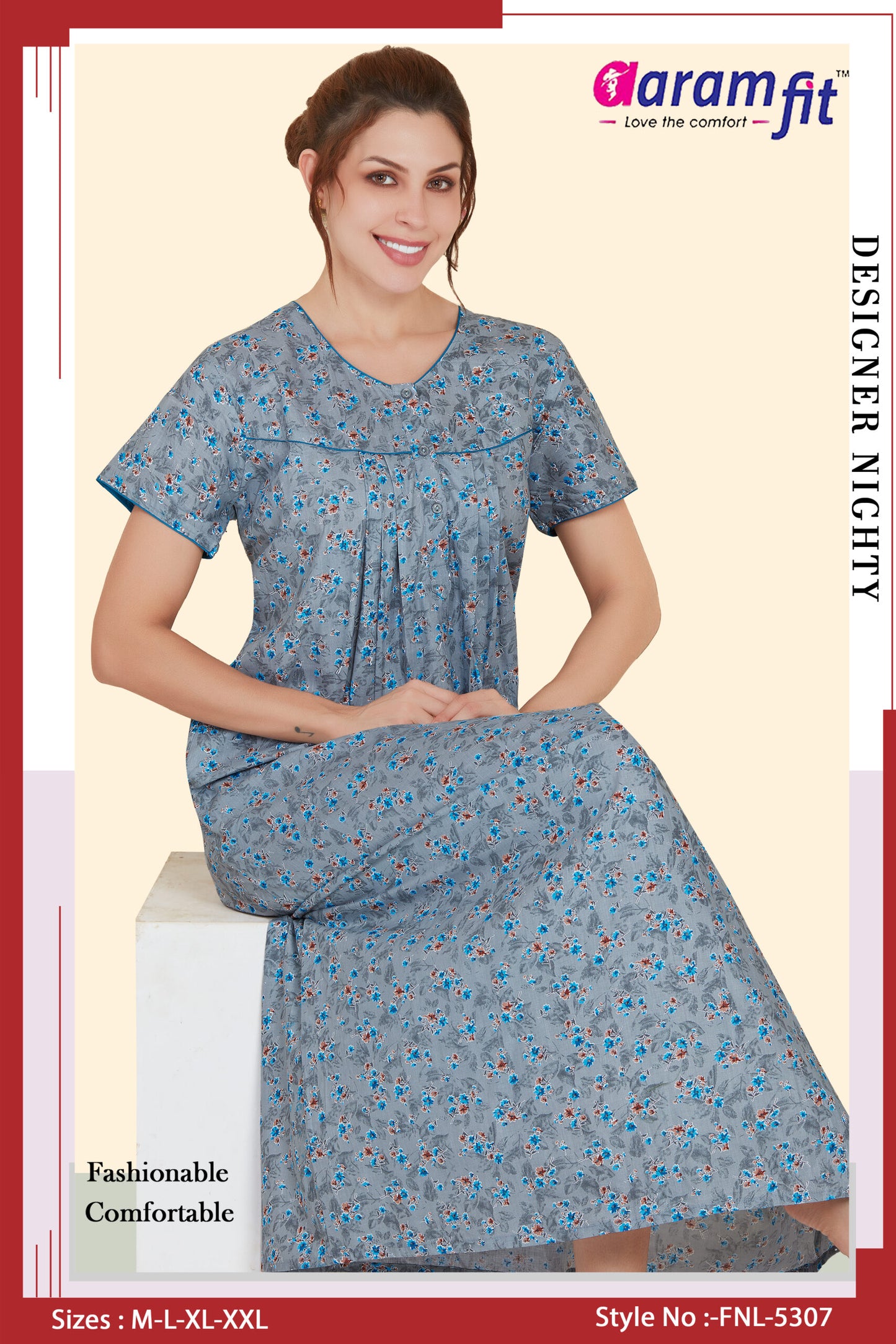 AARAMFIT DESIGNER NIGHTY FNL-5307