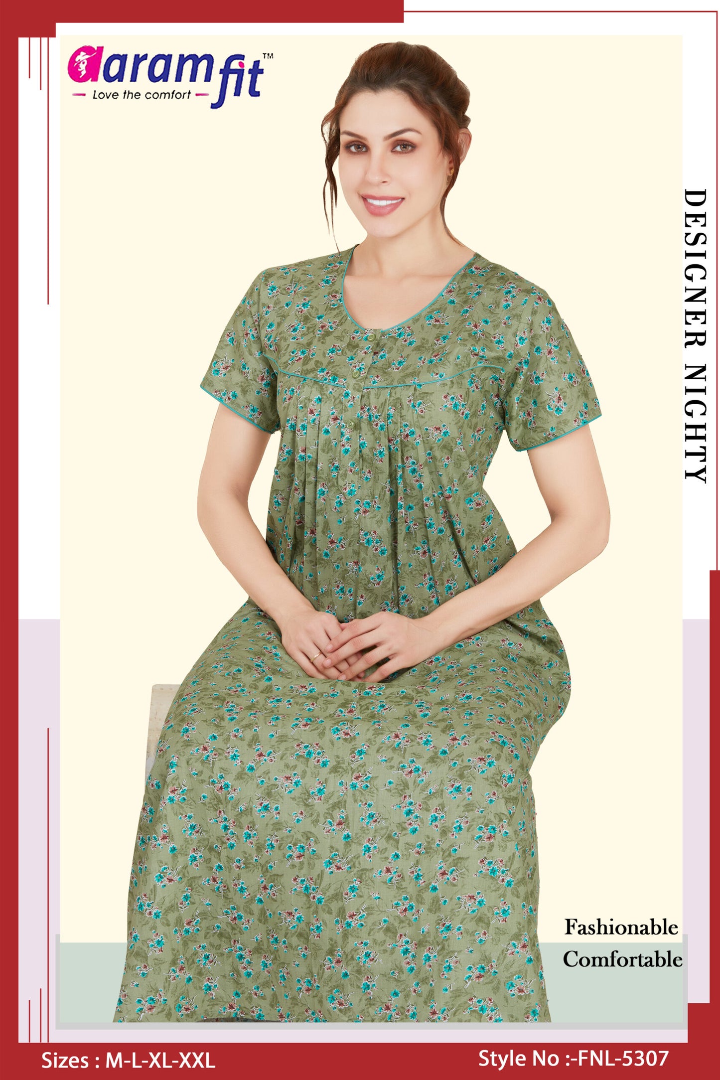 AARAMFIT DESIGNER NIGHTY FNL-5307