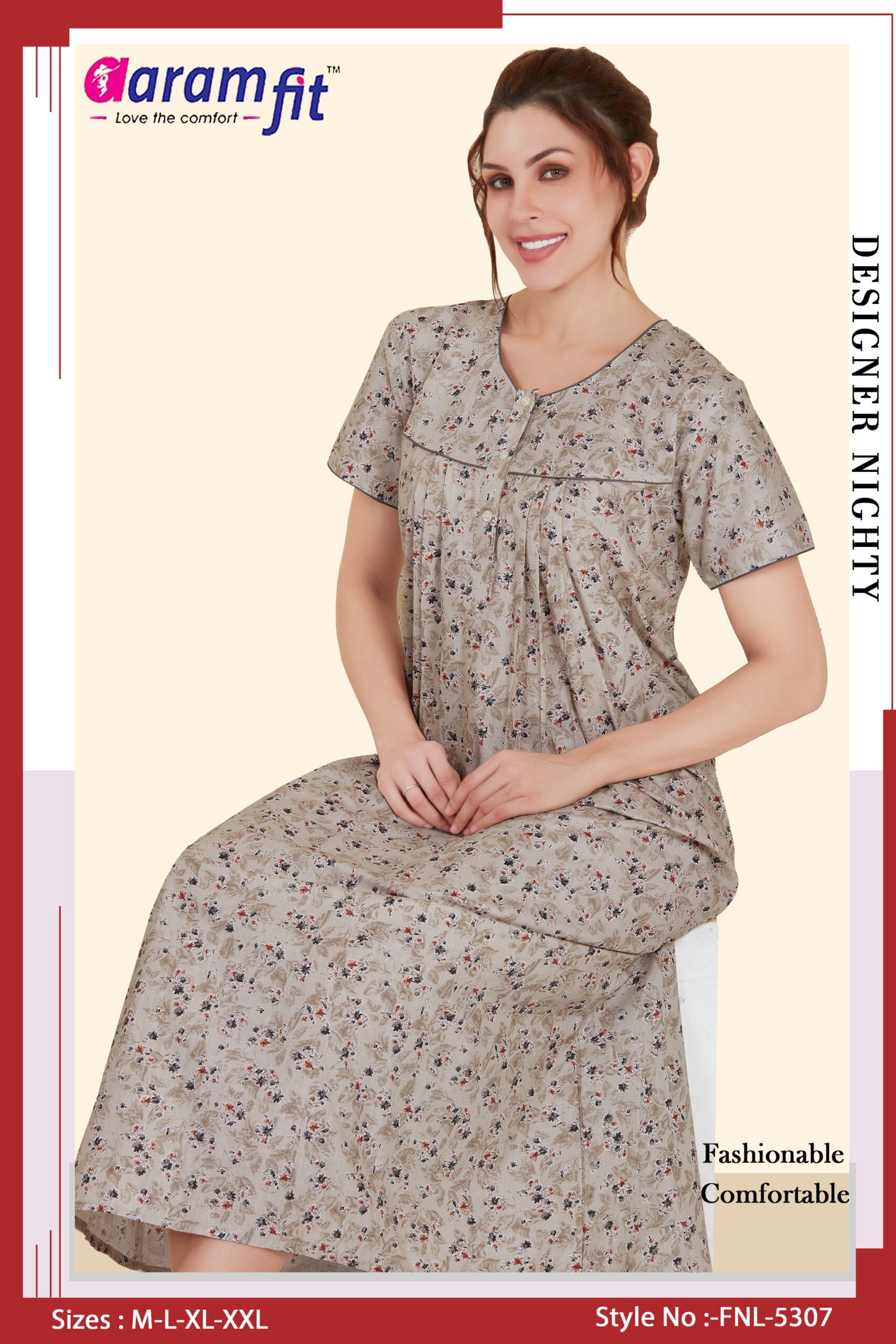AARAMFIT DESIGNER NIGHTY FNL-5307