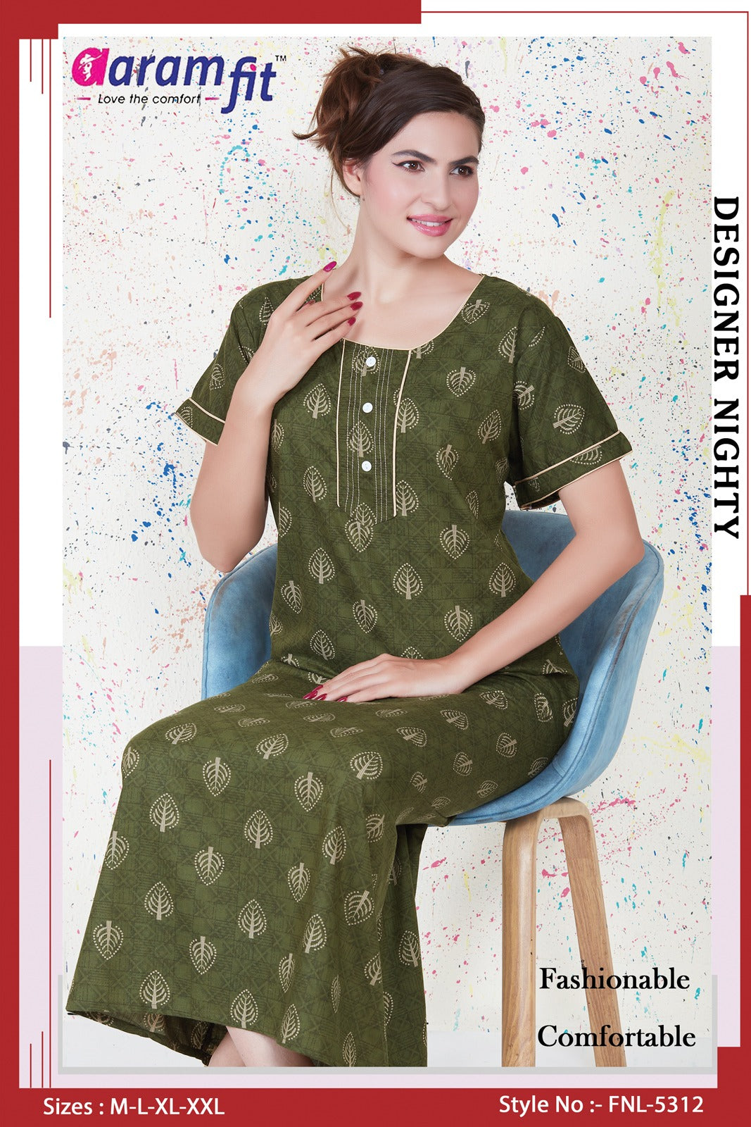 AARAMFIT DESIGNER NIGHTY FNL-5312