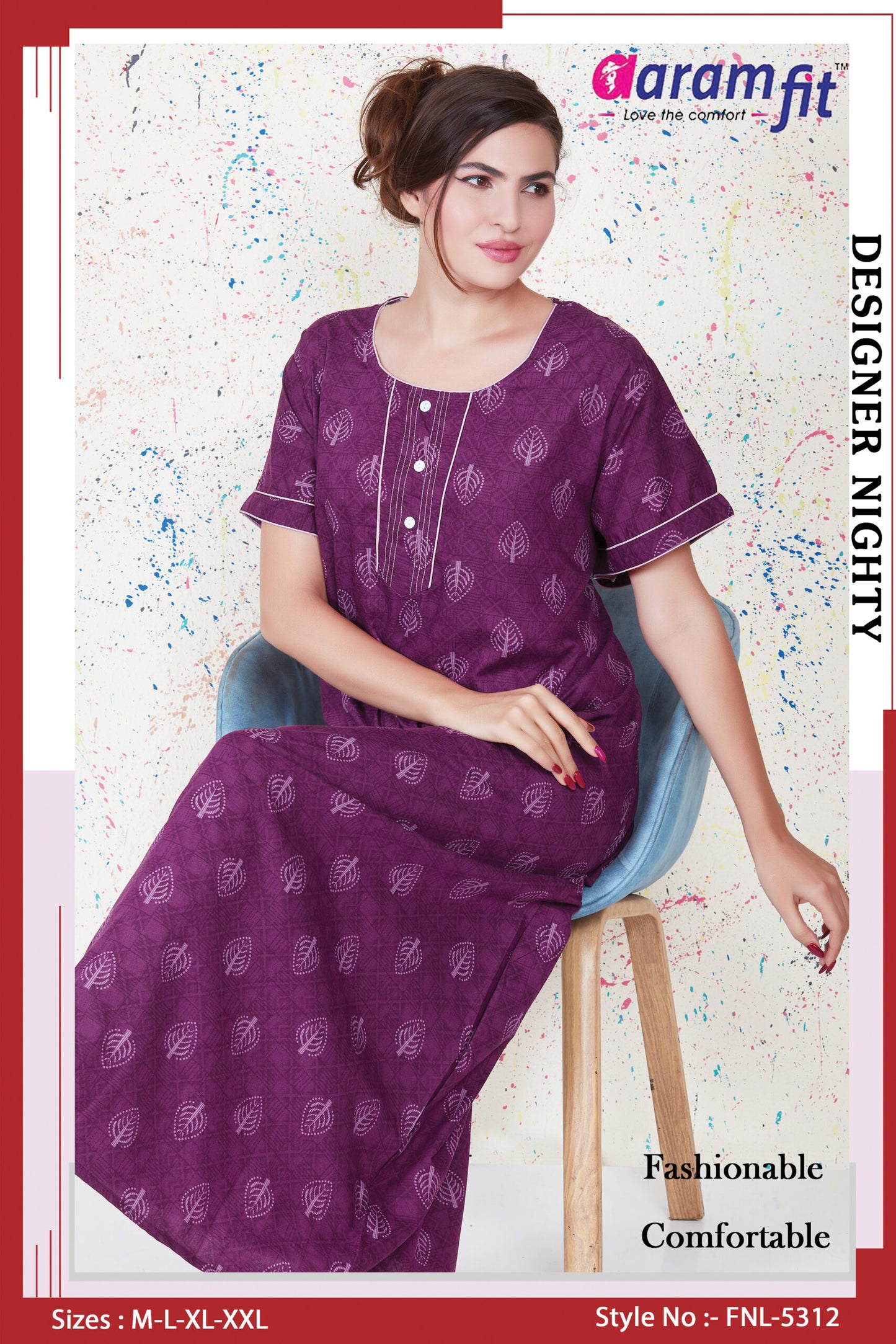 AARAMFIT DESIGNER NIGHTY FNL-5312