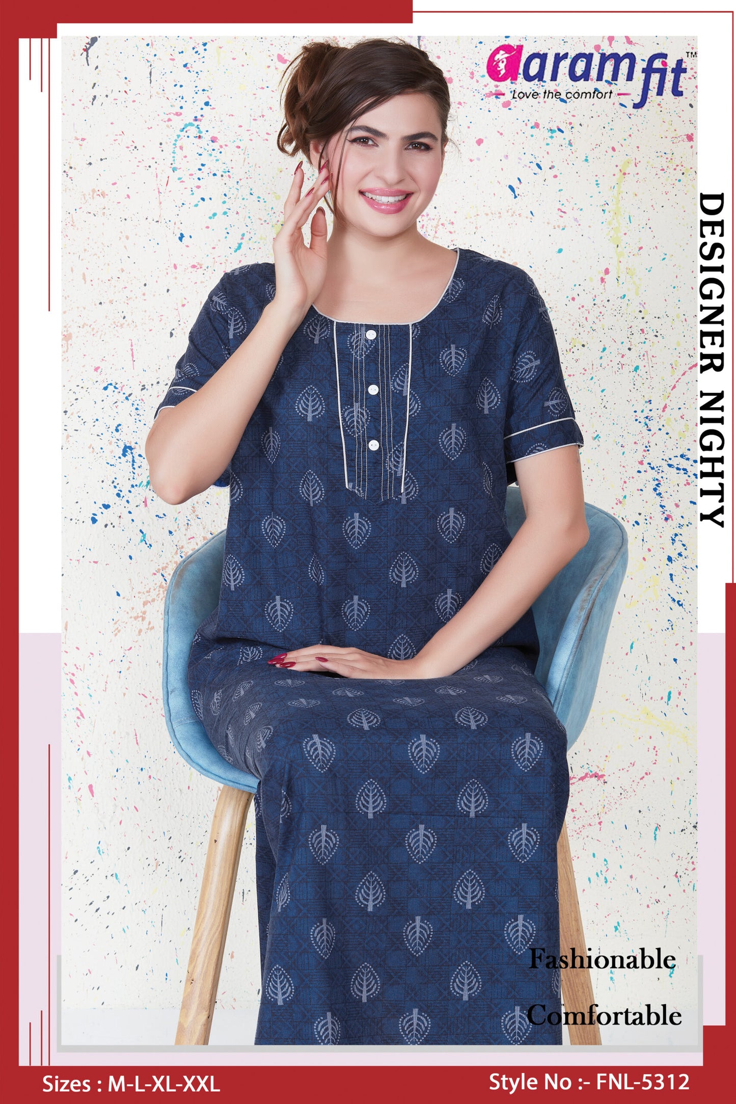 AARAMFIT DESIGNER NIGHTY FNL-5312