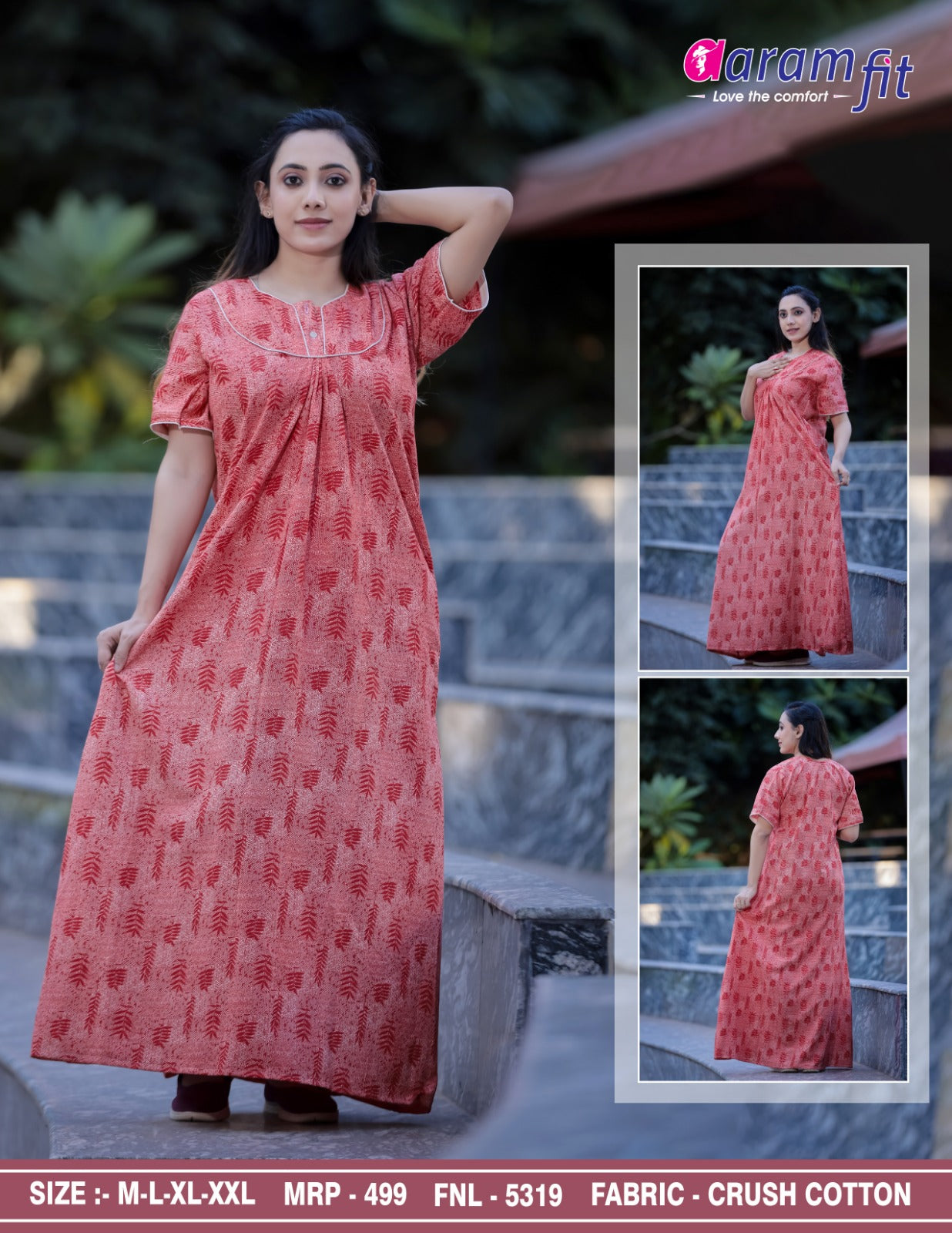 AARAMFIT DESIGNER NIGHTY FNL-5319