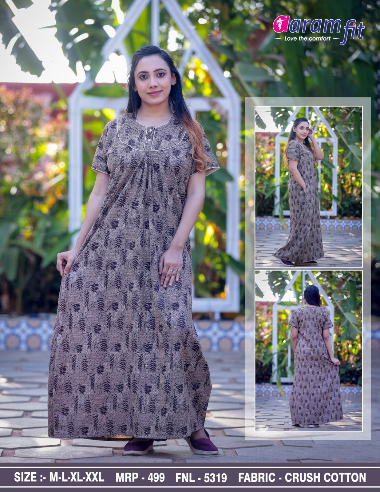 AARAMFIT DESIGNER NIGHTY FNL-5319
