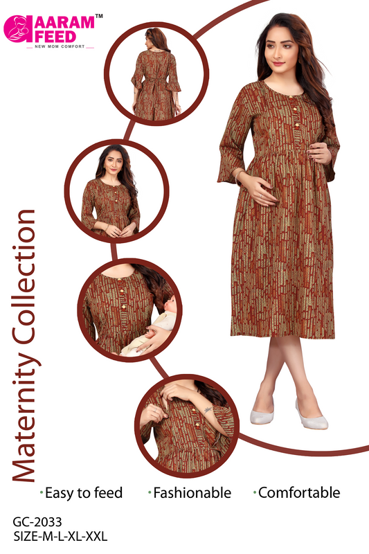 AaramFeed Feeding Gown Capri-GC-2033
