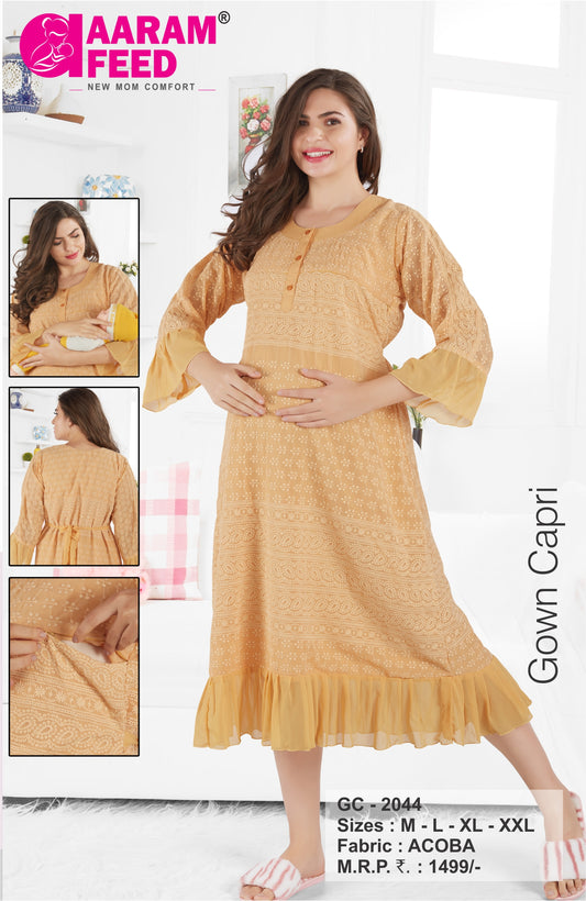 AaramFeed Feeding Gown Capri-GC-2044