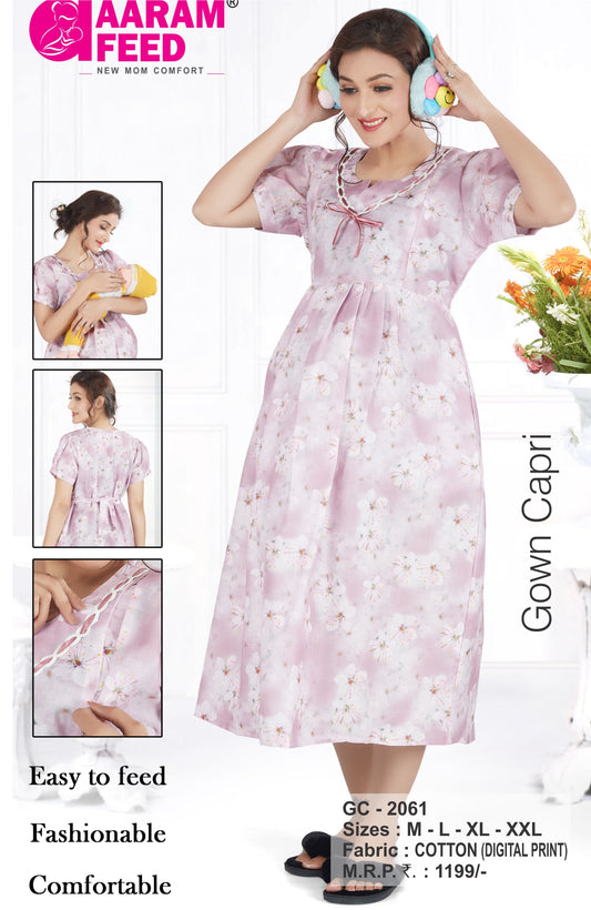 AaramFeed Feeding Gown Capri-GC-2061