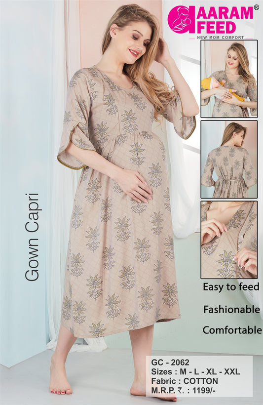 AaramFeed Feeding Gown Capri-GC-2062