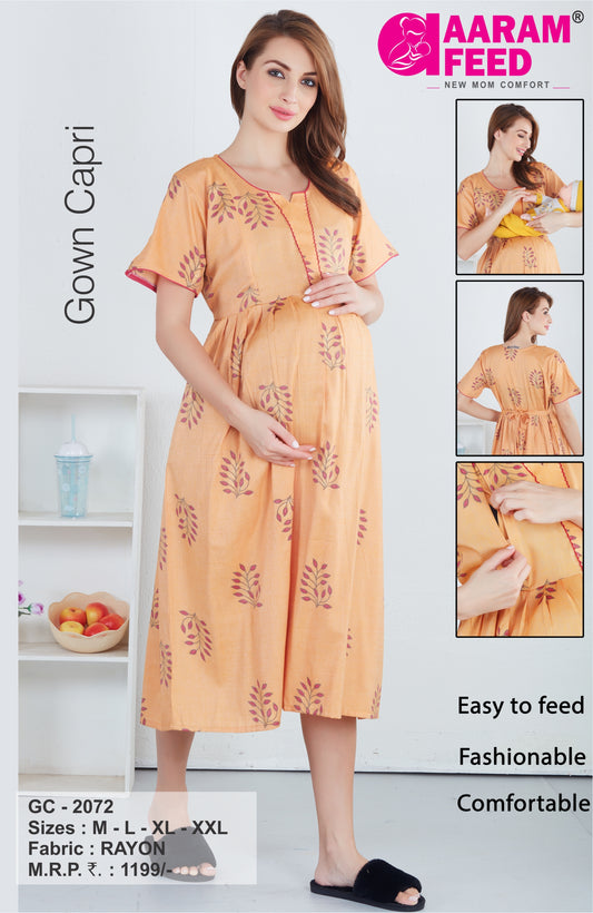 AaramFeed Feeding Gown Capri-GC-2072