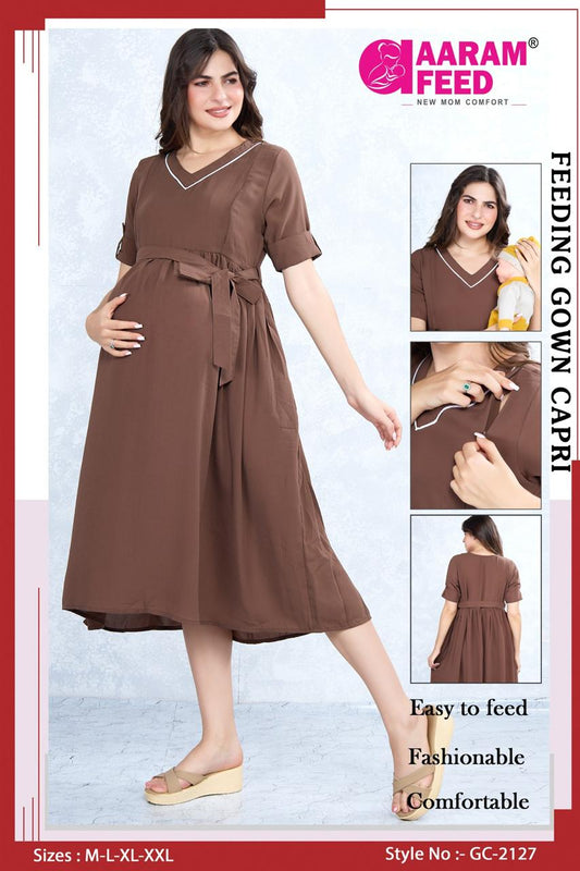 AaramFeed Feeding Gown Capri-GC-2127
