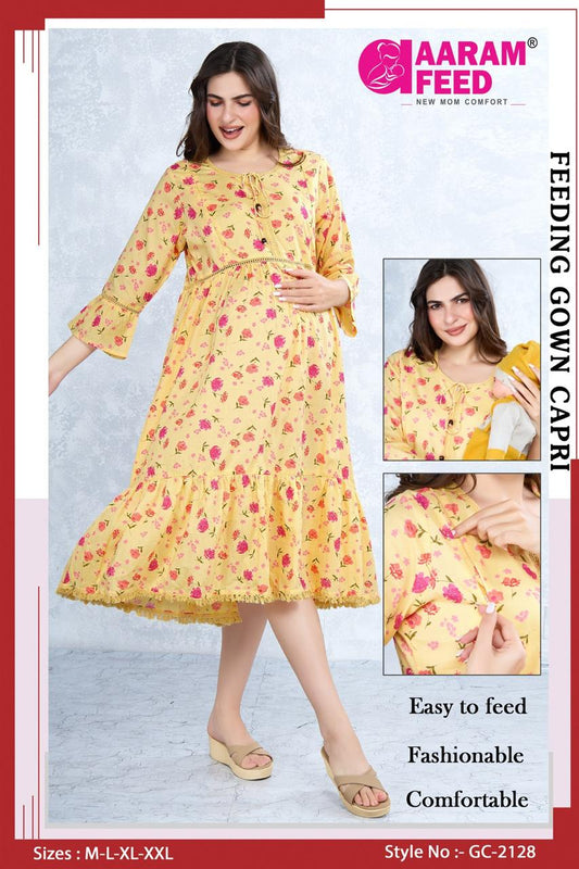 AaramFeed Feeding Gown Capri-GC-2128