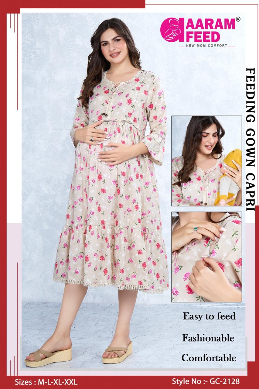 AaramFeed Feeding Gown Capri-GC-2128