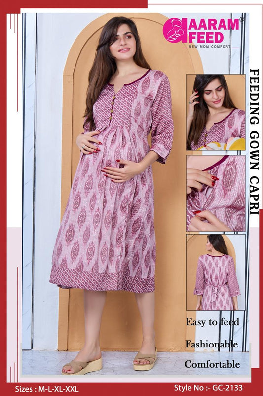 AaramFeed Feeding Gown Capri-GC-2133