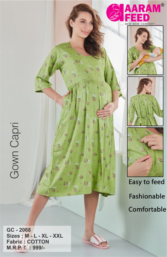 AaramFeed Feeding Gown Capri-GC-2068