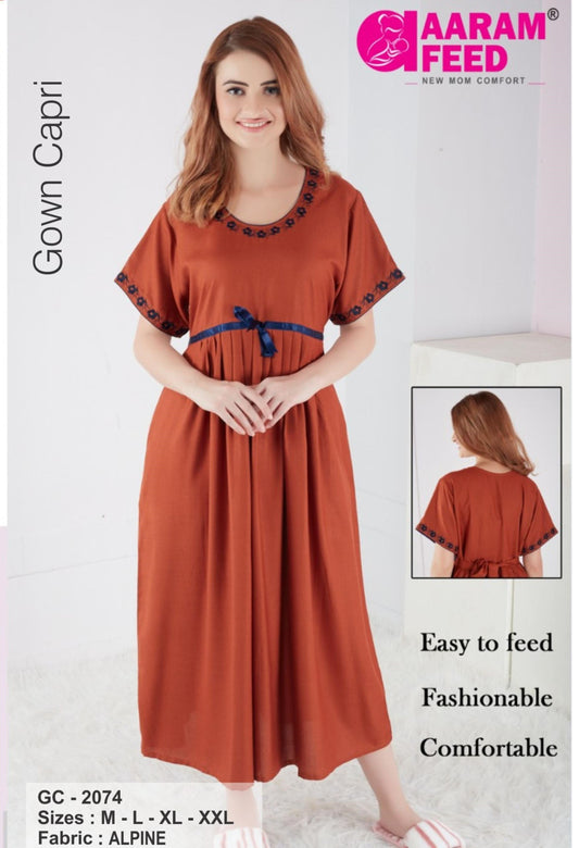 AaramFeed Feeding Gown Capri-GC-2074