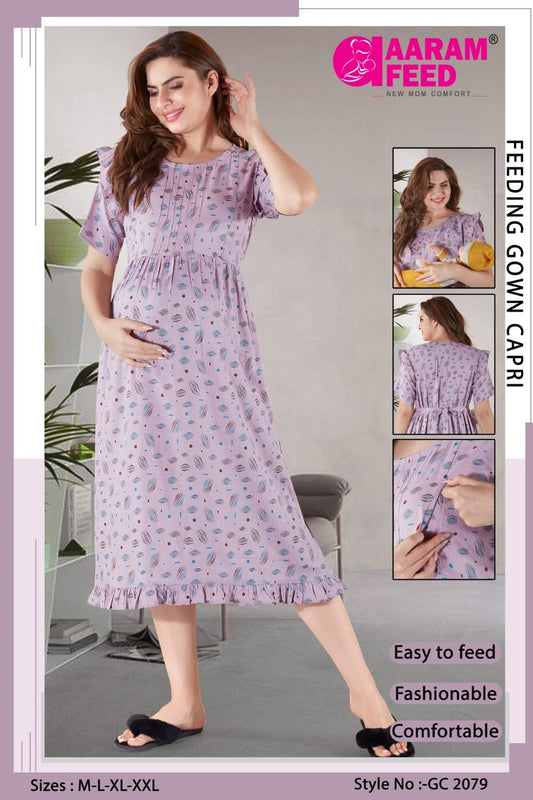 AaramFeed Feeding Gown Capri-GC-2079