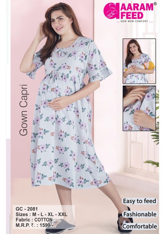 AaramFeed Feeding Gown Capri-GC-2081