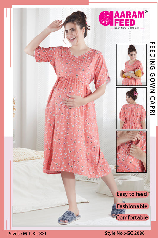 AaramFeed Feeding Gown Capri-GC-2086