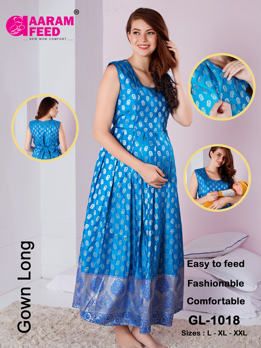 AaramFeed Feeding Gown Long GL-1018