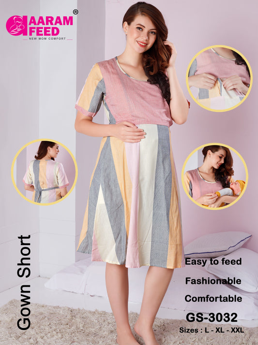 AaramFeed Feeding Gown Short - GS-3032