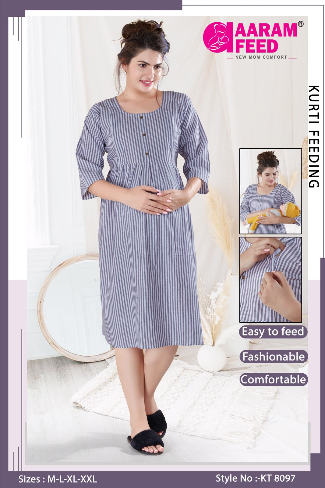 AaramFeed Feeding Kurti KT-8097