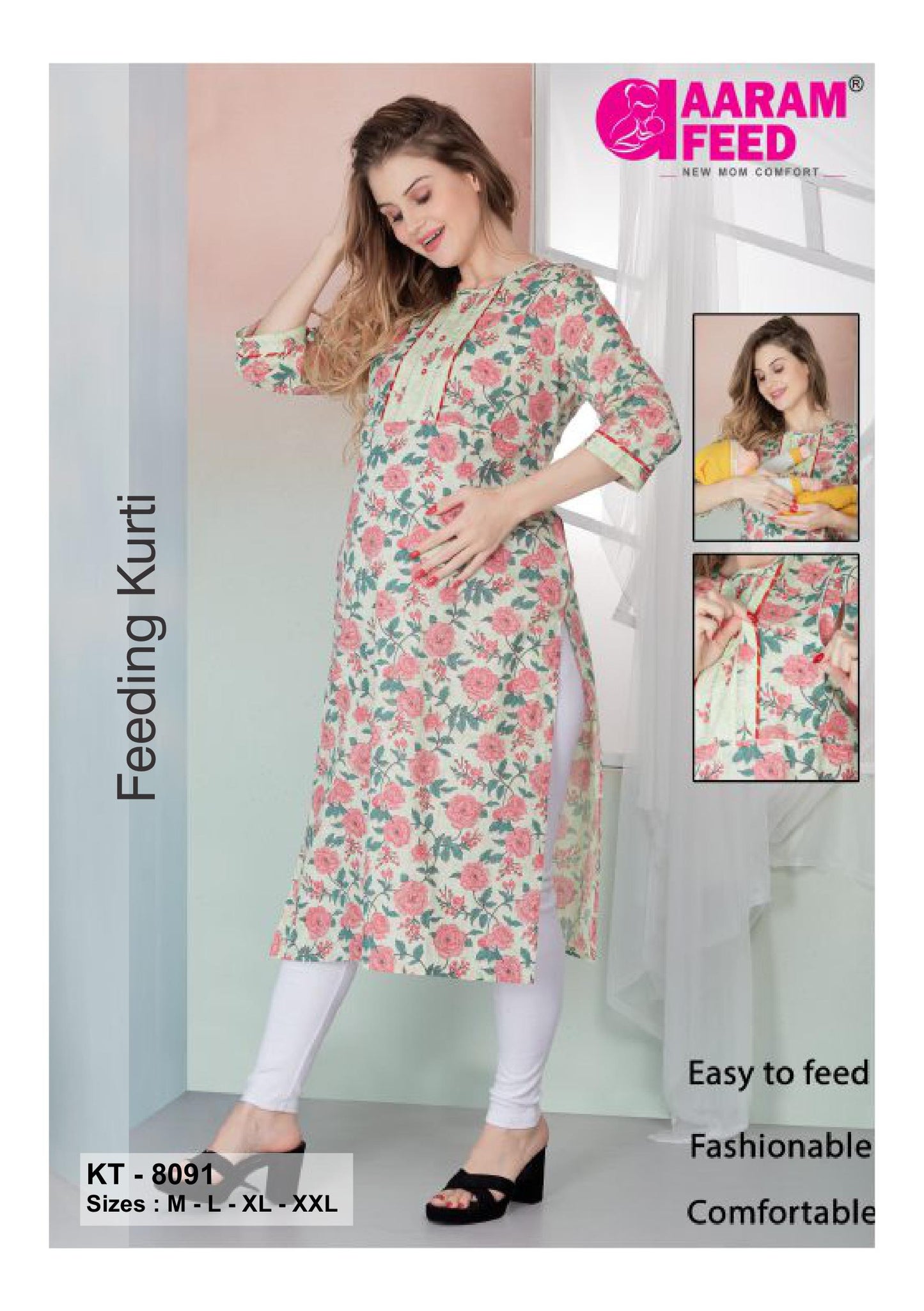 AaramFeed Feeding Kurti KT-8091