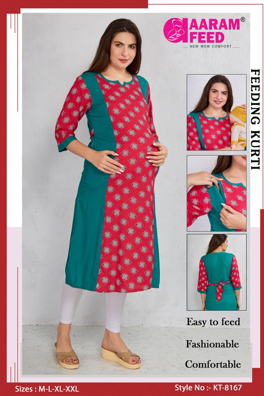 AaramFeed Feeding Kurti-KT-8167