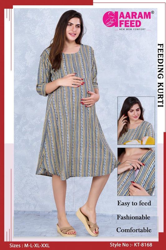AaramFeed Feeding Kurti-KT-8168