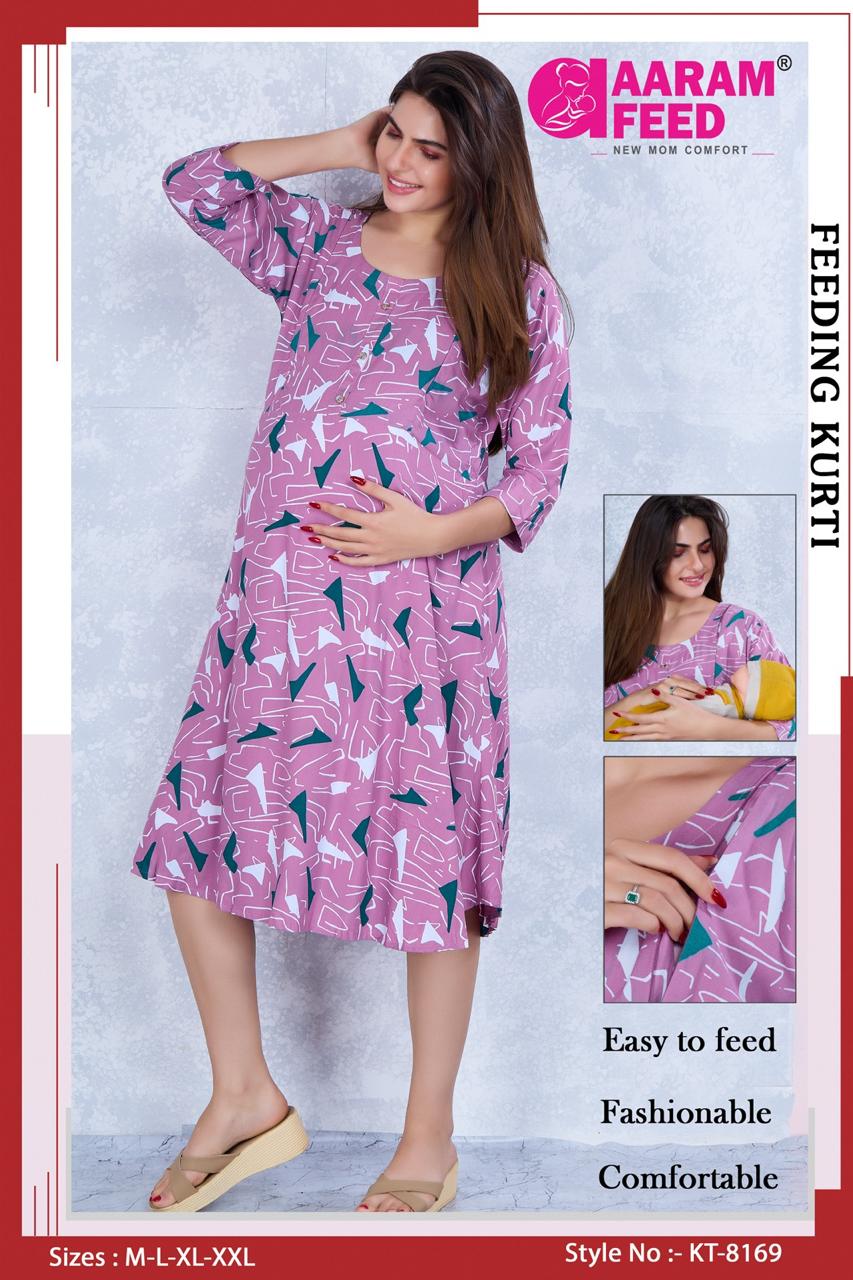 AaramFeed Feeding Kurti-KT-8169