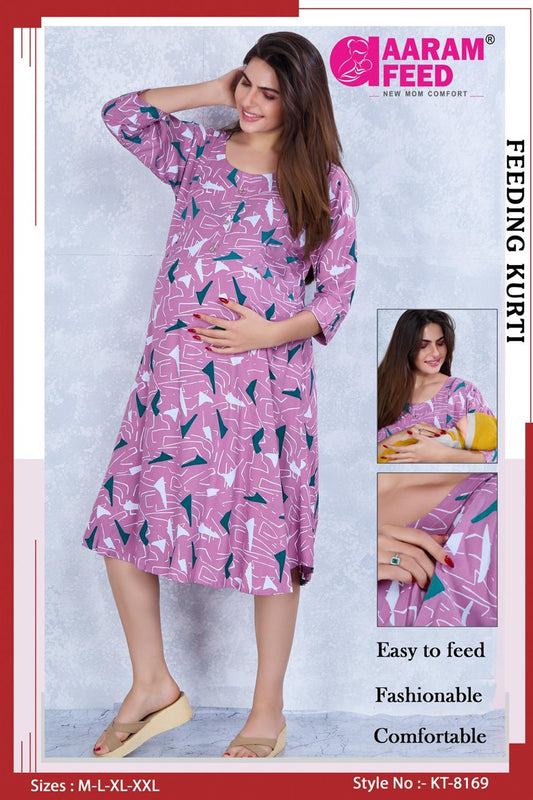 AaramFeed Feeding Kurti-KT-8169