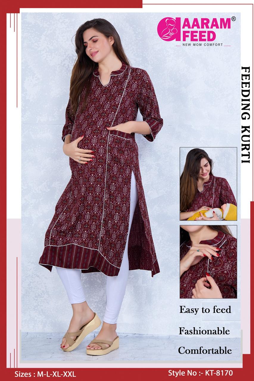 AaramFeed Feeding Kurti-KT-8170