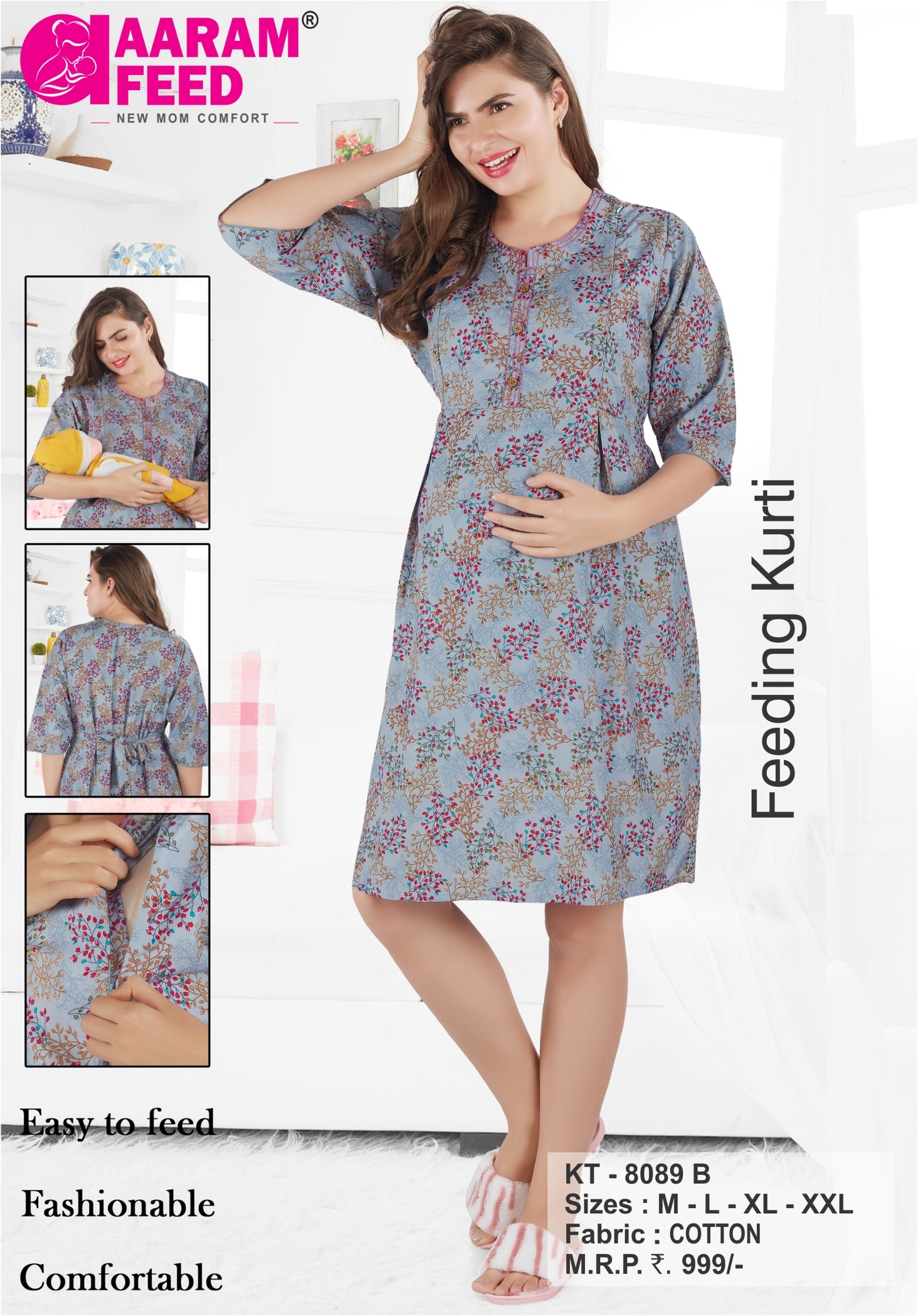 AaramFeed Feeding Kurti KT-8089