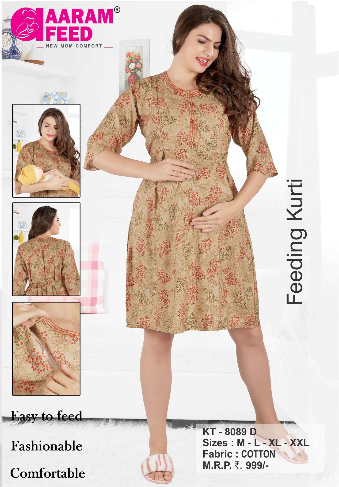AaramFeed Feeding Kurti KT-8089