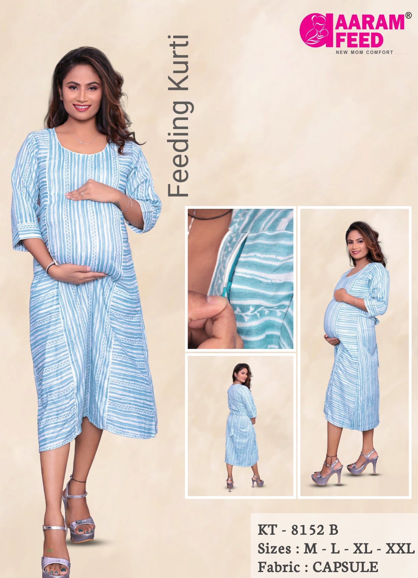 AaramFeed Feeding Kurti-KT-8152