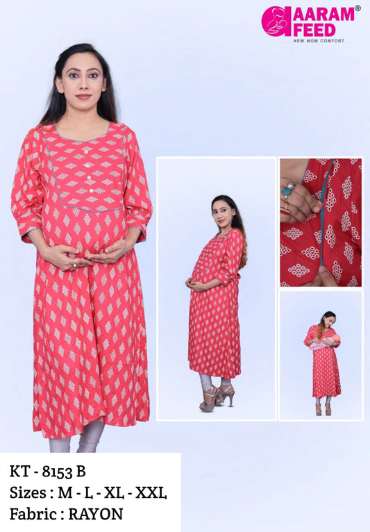 AaramFeed Feeding Kurti-KT-8153