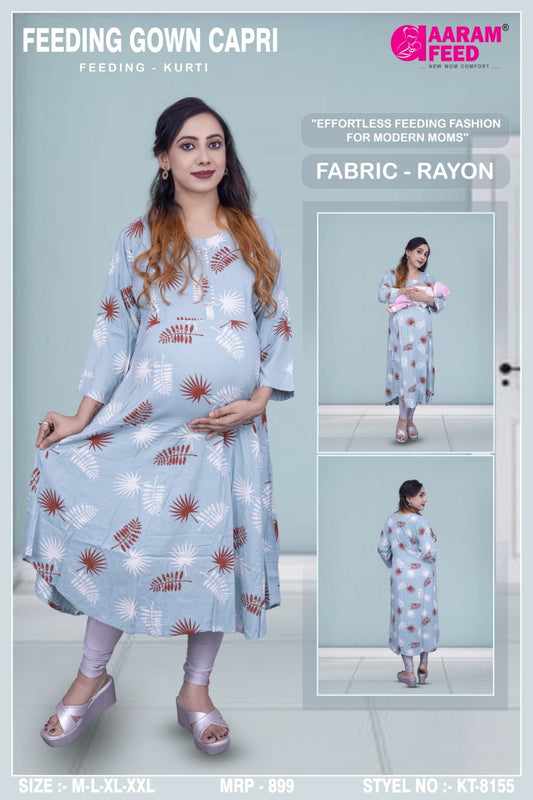 AaramFeed Feeding Kurti-KT-8155