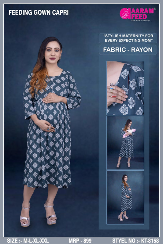 AaramFeed Feeding Kurti-KT-8158