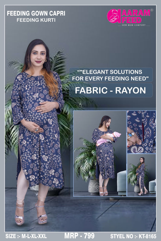 AaramFeed Feeding Kurti-KT-8165