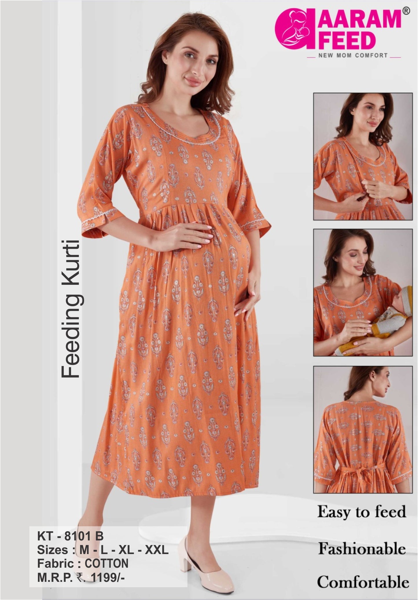 AaramFeed Feeding Kurti KT-8101