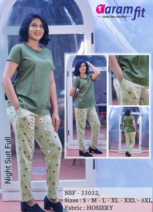 AaramFit Night Suit Full-NSF-33032