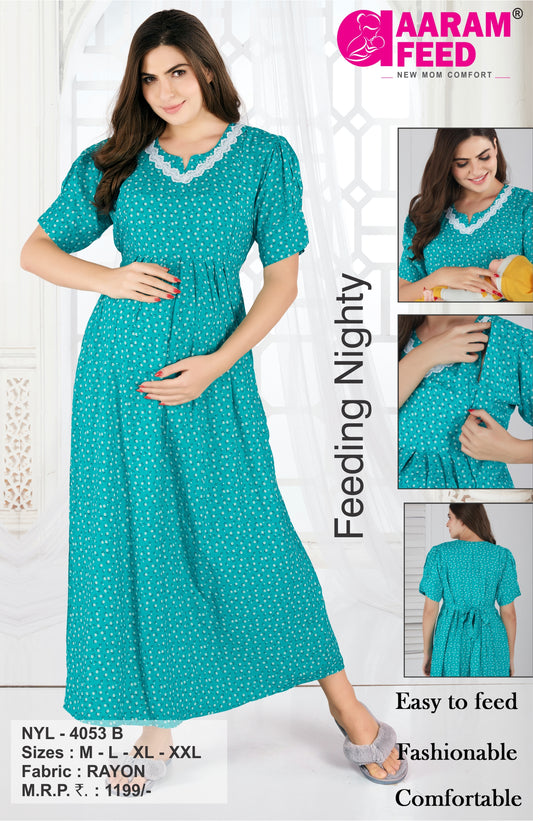 AaramFeed Feeding Nighty-NYL-4053