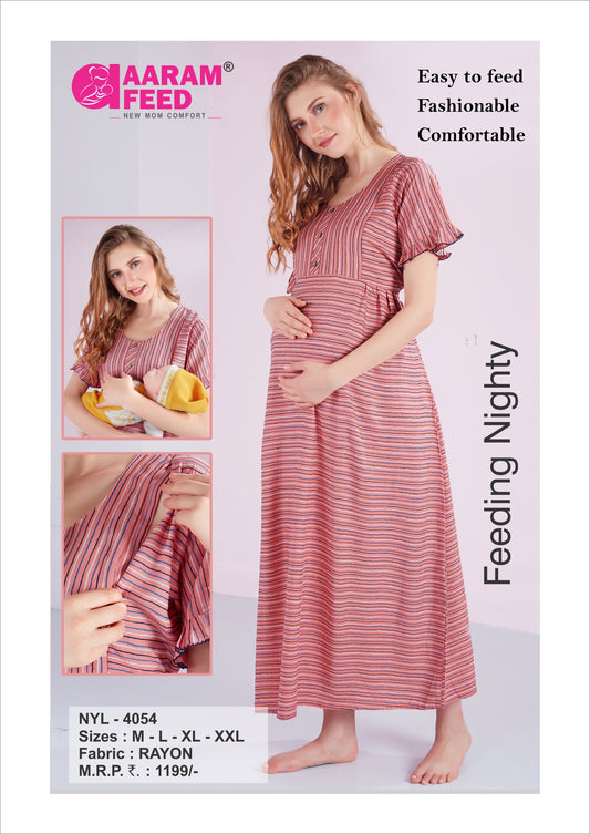 AaramFeed Feeding Nighty-NYL-4054
