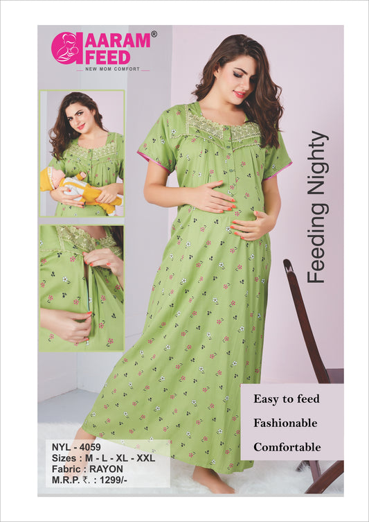 AaramFeed Feeding Nighty-NYL-4059