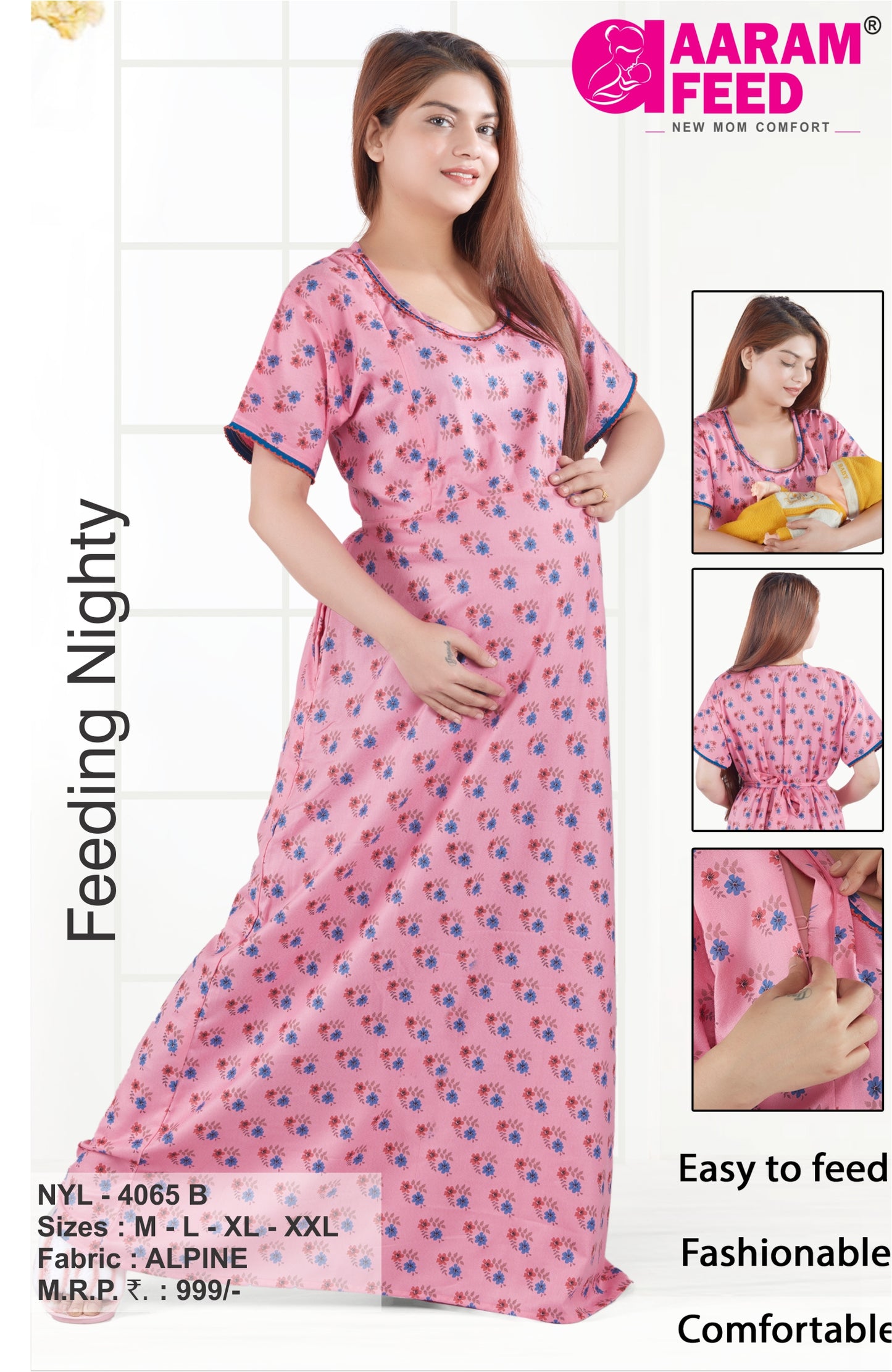 AaramFeed Feeding Nighty-NYL-4065