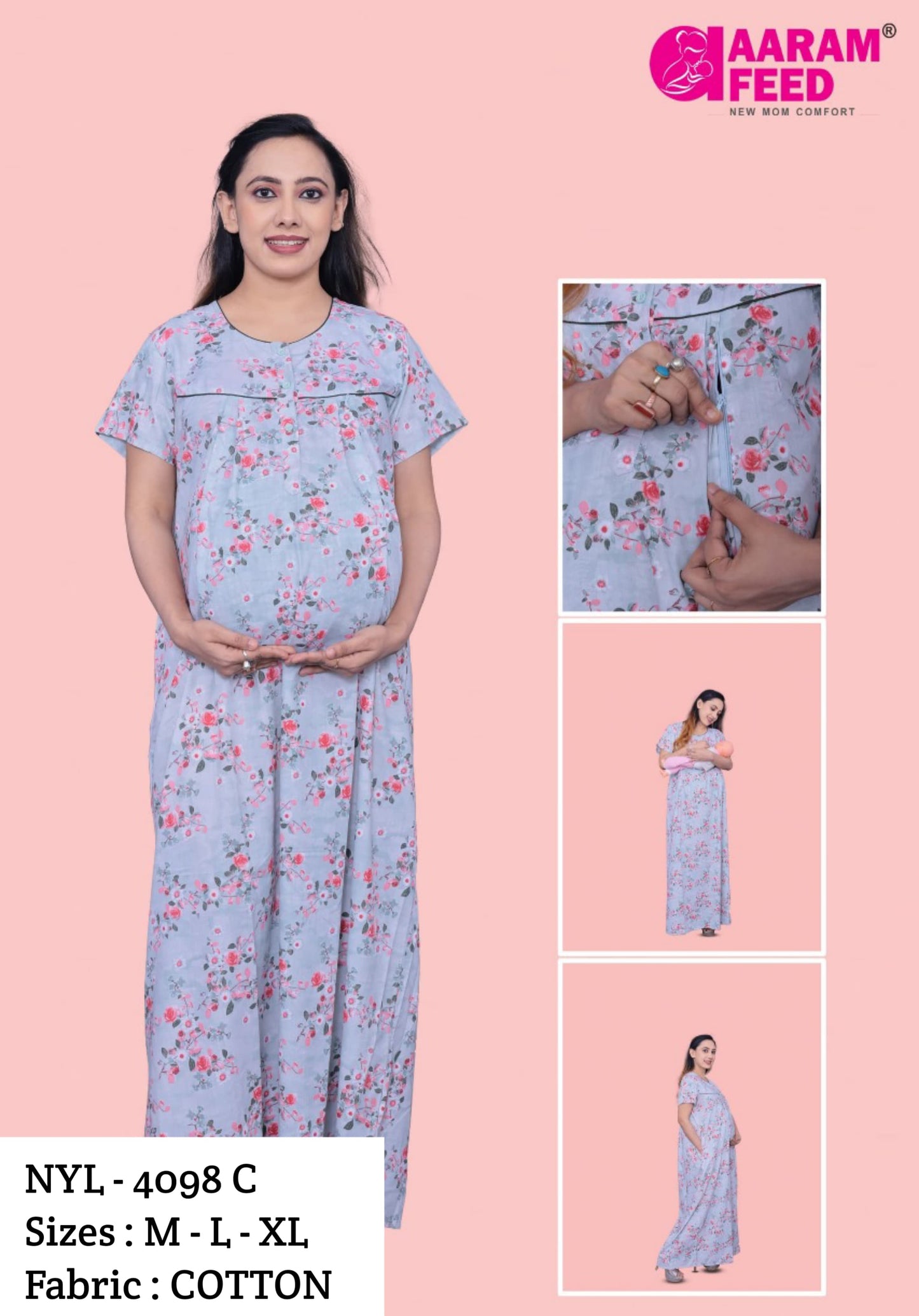 AaramFeed Feeding Nighty-NYL-4098