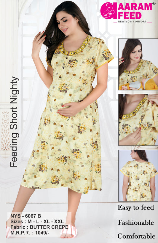 AaramFeed Short Nighty - NYS - 6067