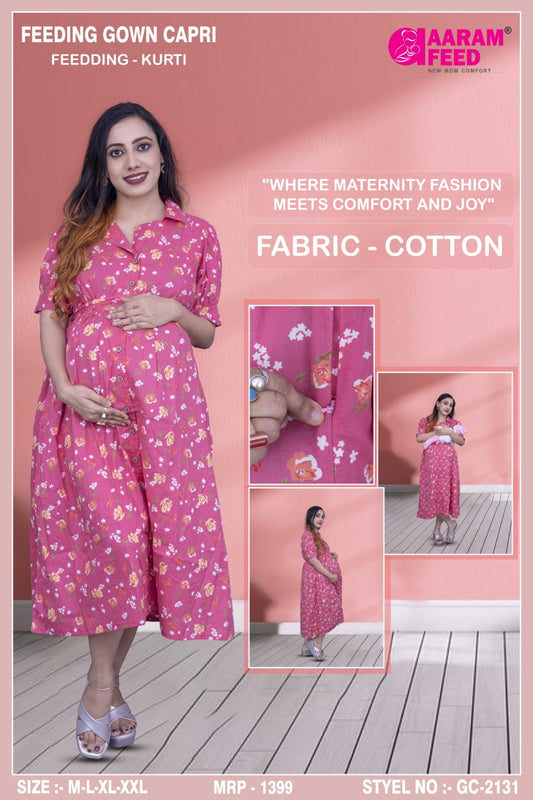 AaramFeed Feeding Gown Capri-GC-2131