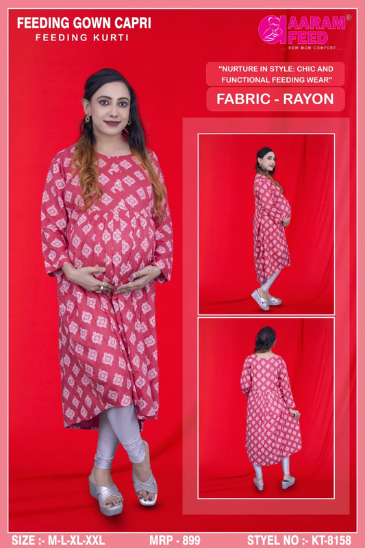 AaramFeed Feeding Kurti KT-8158