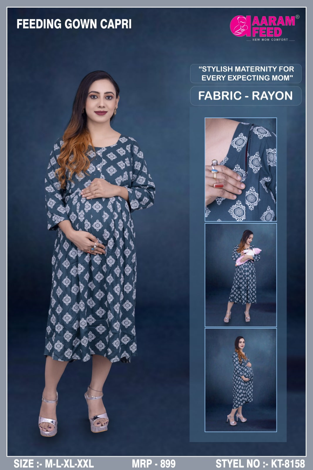 AaramFeed Feeding Kurti KT-8158
